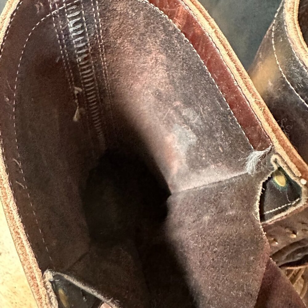 Justin Boots Vintage Granny Roper boot Size 10 - Picture 8 of 15